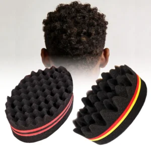 Produits 43 Éponge à cheveux double face pour Cheveux Crépus et Frisés