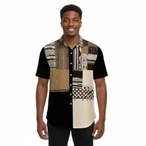 Chemises Satin à manches courtes pour Hommes