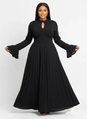 Robes Elégantes à Manches Longues Pour Femmes