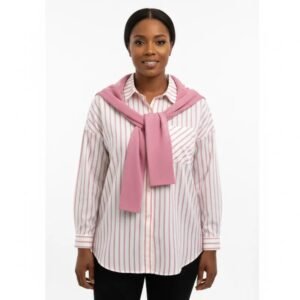 Produits 41 Chemise à Rayures avec Pull Noué Intégré pour Femmes