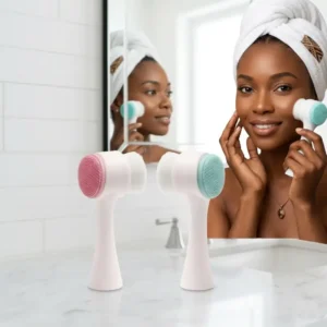 Brosse Nettoyante Visage à Double Tête