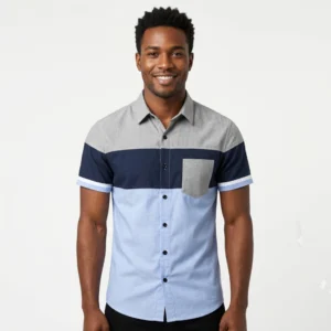 Chemise Décontractée Homme à Manches Courtes