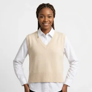 Gilet en Col V pour Femmes